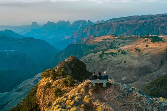 3 Days Trekking Simien Mountains Tours - From Gondar to Debark, then Sankabar camp: day 1 setup and first wildlife odds