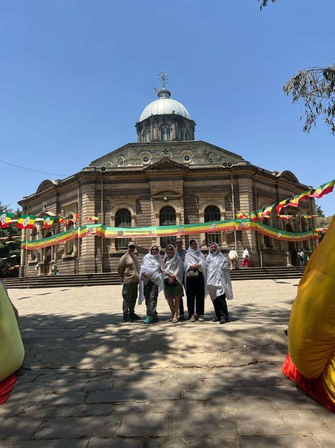 A guided tour of Addis Abeba that includes a city viewpoint - Pickup, van rides, and why the timing feels compact