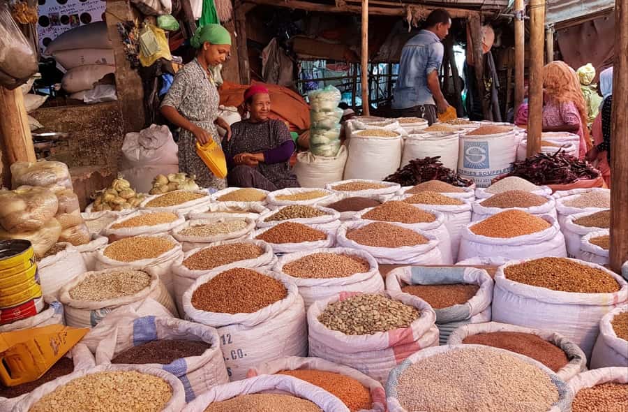 Addis Ababa: Entoto hill and Mercato Market layover tour - The crafts area for shopping: clothing, jewelry, and handmade finds