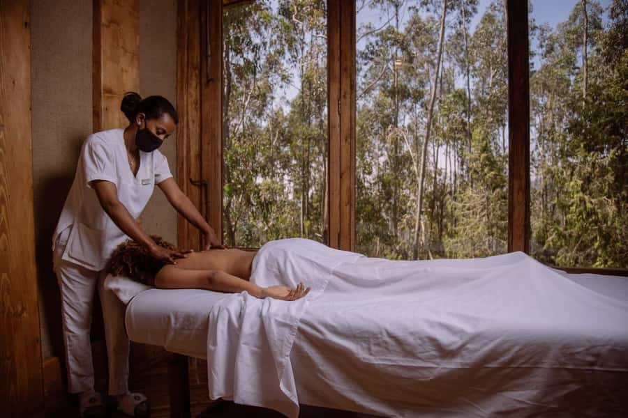 Addis Ababa ,Forest Spa Experience, massage and steam sunna - Arrival at Kuriftu Entoto Resort and Spa: where the calm begins