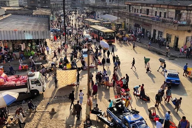 City tour of Addis, Transit in Addis by car - From Shiro Meda to Haile Selassie’s ethnography museum