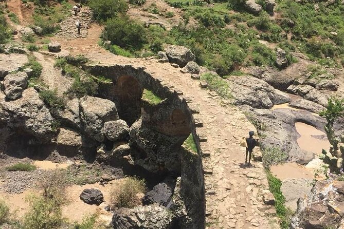Debre Libanos and Portuguese bridge - The Gelada baboon moment you might get at Debre Libanos