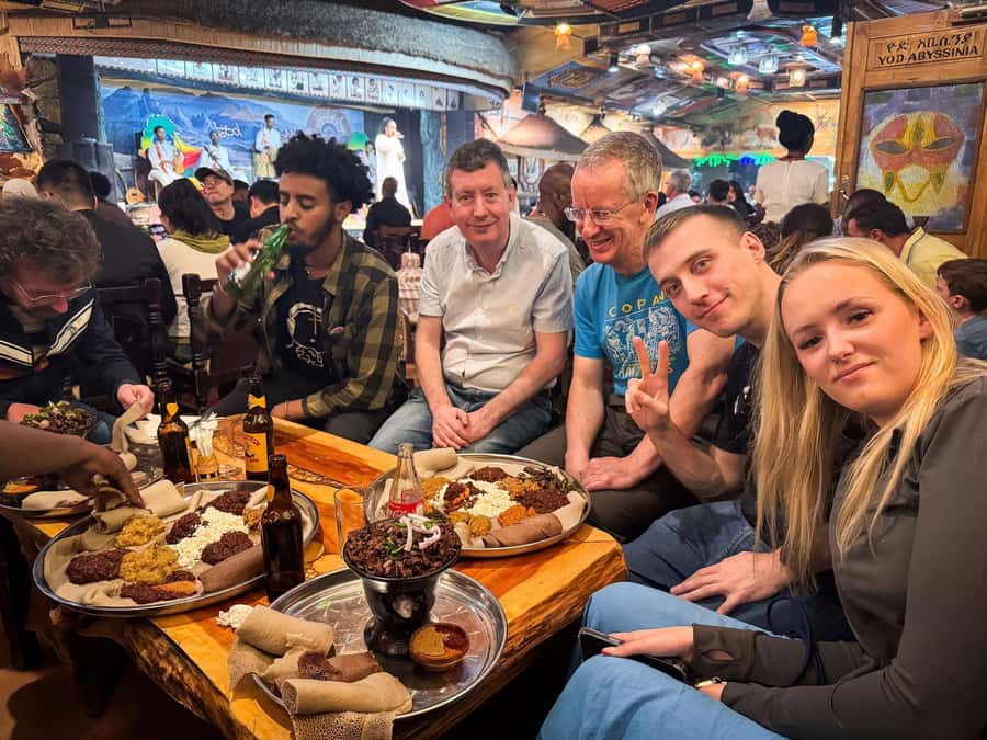 From Addis Ababa: 2-Day Awash National Park and Crater - Day 1 from Addis Ababa to Doho Lodge, with a lunch stop and sunset payoff