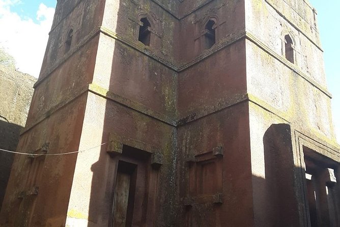 A monolithic rock-hewn church at Lalibela